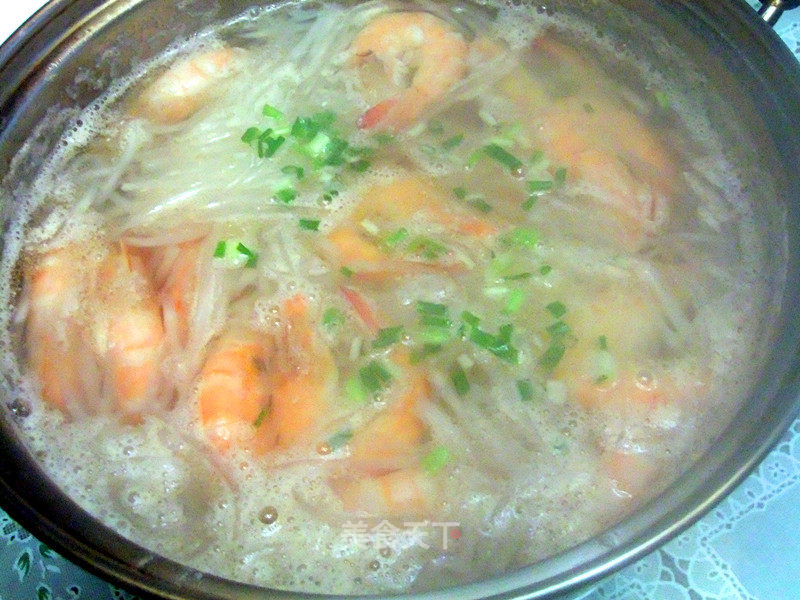 Radish Prawn Soup recipe