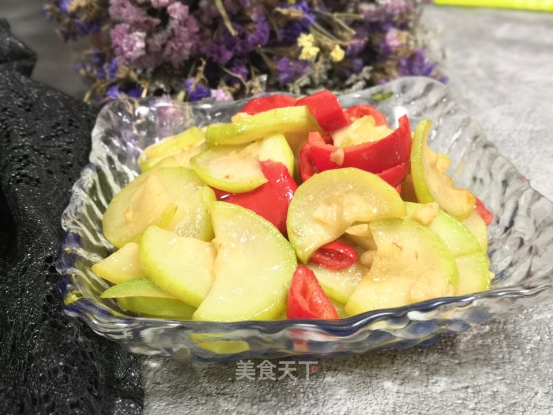 Red Pepper Fried Night Blossom recipe