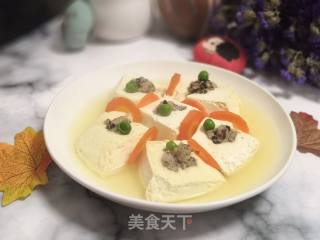 Steamed Tofu with Minced Meat recipe