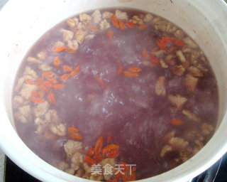 Purple Sweet Potato Nourishing Tremella Soup recipe