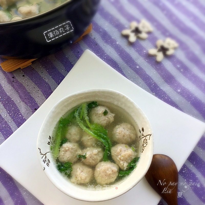 Clear Soup Meatballs recipe