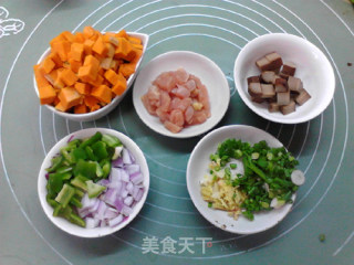 Spicy Pumpkin Chicken Fried Rice recipe