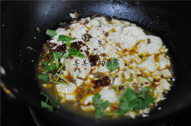 Minced Meat Tofu Brain recipe