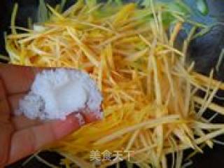 Vinegar Sweet Potato Shreds recipe