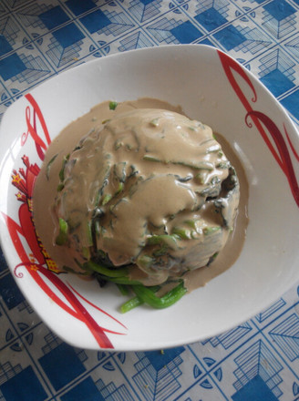 Spinach with Sesame Sauce recipe