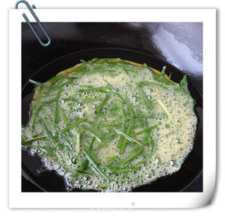 Scrambled Eggs with Leek recipe