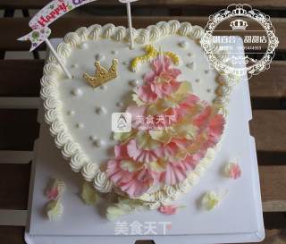 #aca烤明星大赛# Beautiful Flower Skirt Cake (the Preferred Style for Mother's Day) recipe