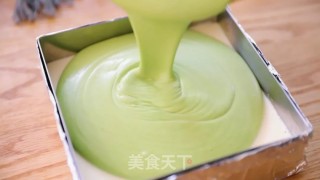 Matcha Two-tone Mousse recipe