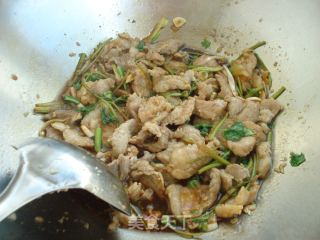 Pork Slices with Coriander recipe