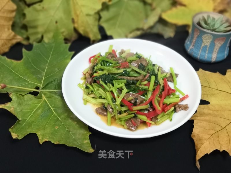 Beef Stir-fried Celery recipe