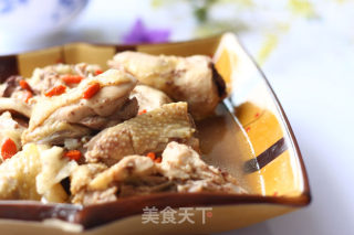 Autumn Nourishment-chinese Wolfberry and Ginseng Chicken (one Dish, One Soup) recipe