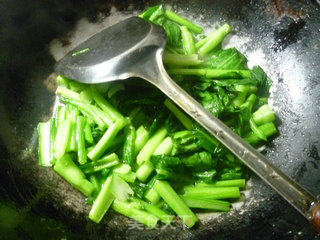 Stir-fried Rape Root recipe