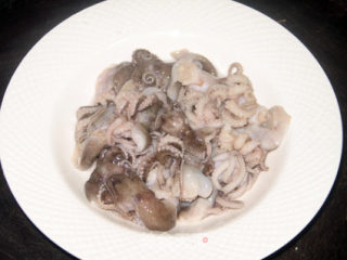 Fried Octopus with Oyster Sauce and Chili recipe