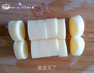 Lazy Version of Microwave Oven Dish---egg Jade Tofu recipe