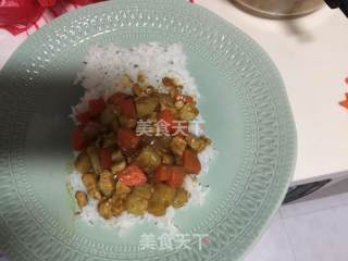 Curry and Rice with Bear Sleeping under A Quilt recipe