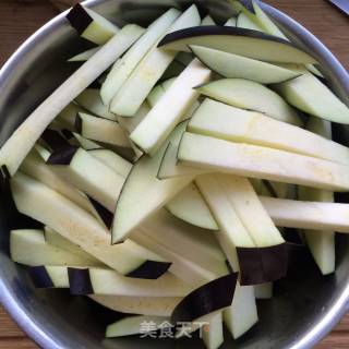 Spicy Eggplant Strips recipe