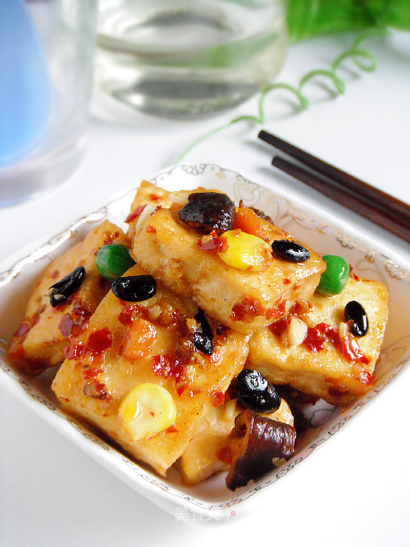 The More You Eat, The More Flavorful You Eat-dry Pot Mixed Tofu recipe