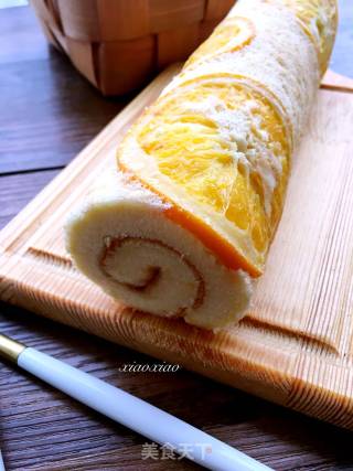 #trust之美#orange Cake Roll recipe