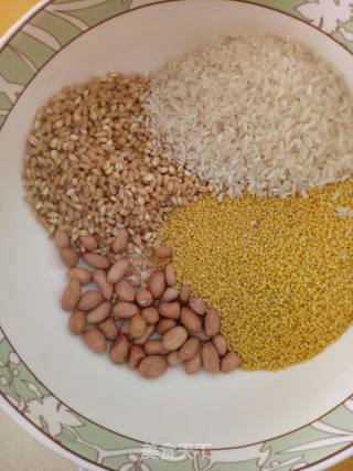 Peanut Wheat Rice Millet Congee recipe