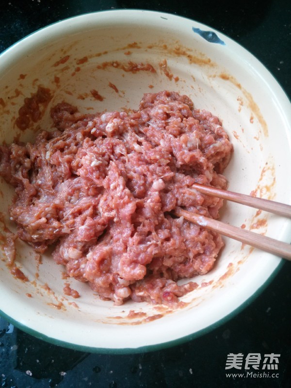 Steamed Tofu with Minced Meat recipe