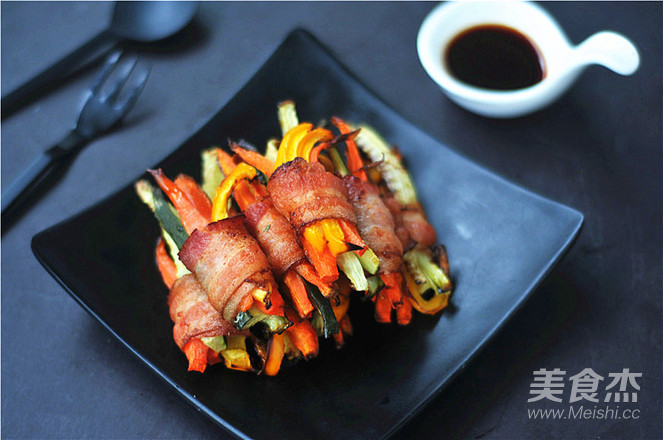 Vegetable Bacon Wraps recipe