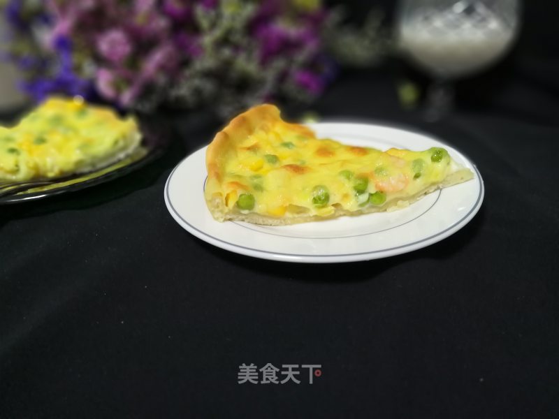 Corn Pea Pizza recipe