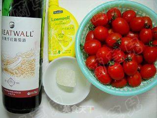Red Wine Cherry Tomato Fruit recipe