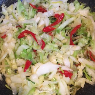 Stir-fried Cabbage with Mustard recipe