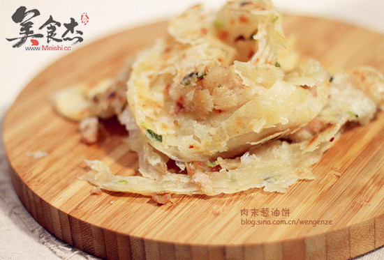 Minced Meat Scallion Pancakes recipe