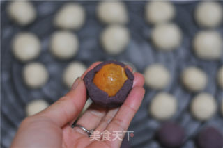 #四session Baking Contest and is Love to Eat Festival#purple Sweet Potato Egg Yolk Crisp recipe