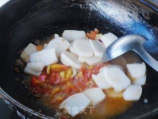 Tomato Braised Rice Cake recipe