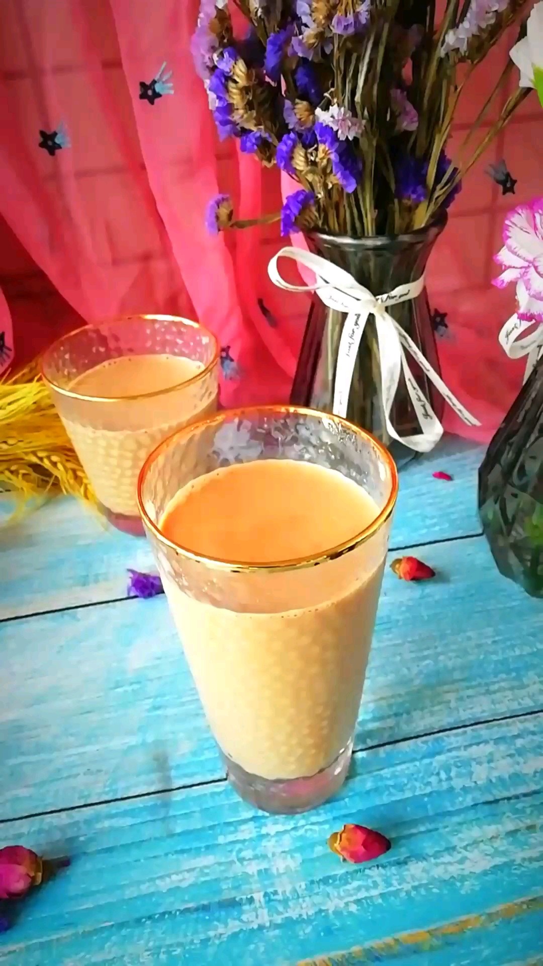 Rose Brown Sugar Milk Tea recipe