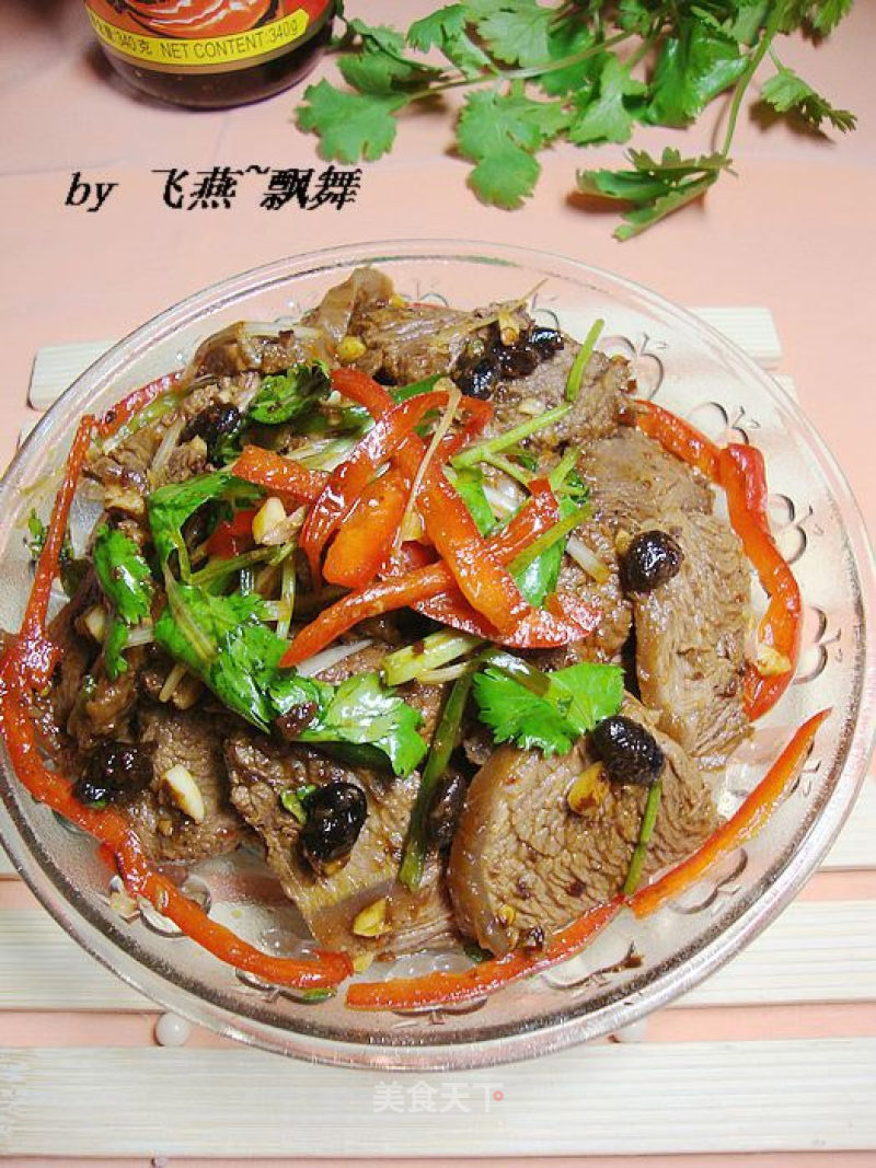 New Year's Dishes Go with Wine-----【beef with Chili Sauce】 recipe