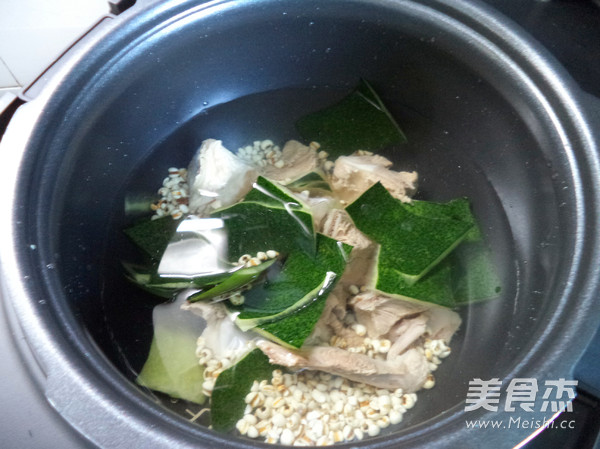 Winter Melon and Barley Bone Soup recipe