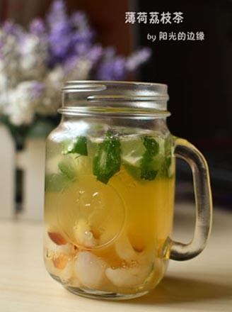 Mint Lychee Tea recipe