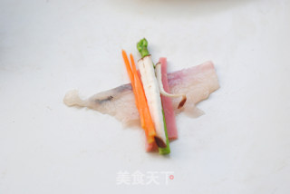 【fresh Vegetables and Fish Rolls with Steamed Eggs】——take The Steamed Eggs to The Next Level recipe