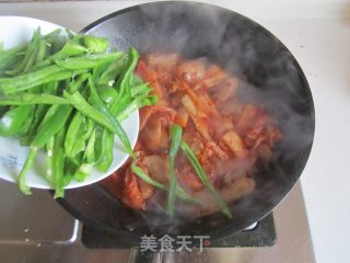 Stir-fried Pork Belly with Spicy Cabbage recipe