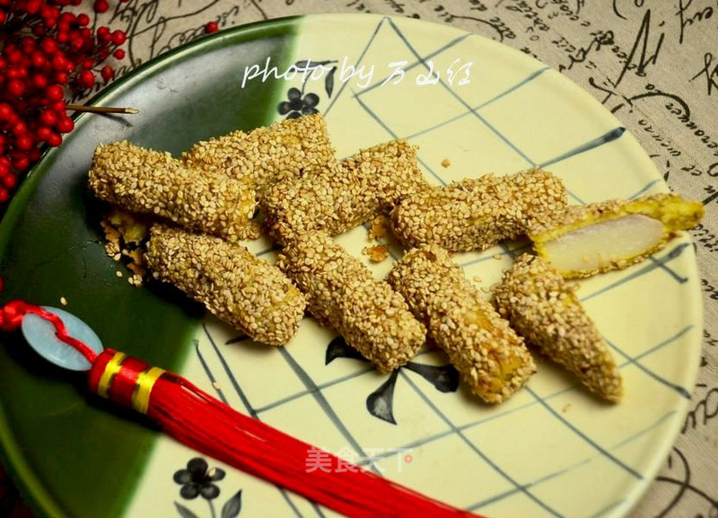 Crispy Yam Roll and Firecrackers recipe