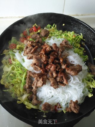 Beef Vermicelli with Pickled Peppers recipe