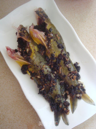 Steamed Yellow Bone Fish with Black Bean Sauce recipe