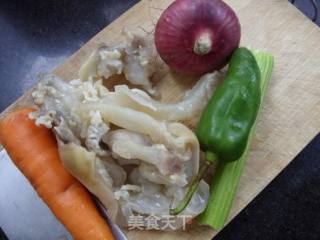 Mixed Vegetable Beef Tendon recipe