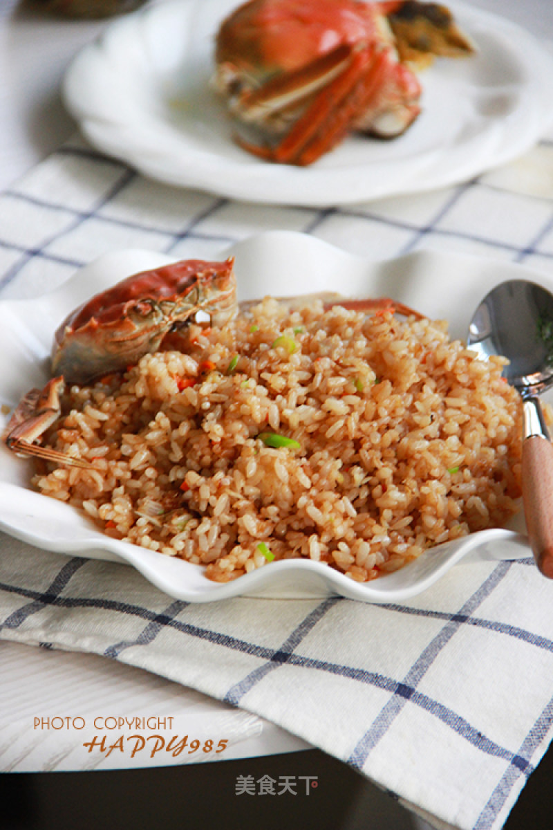 [crab Fried Rice] A Wonderful Combination of Crab and Rice!