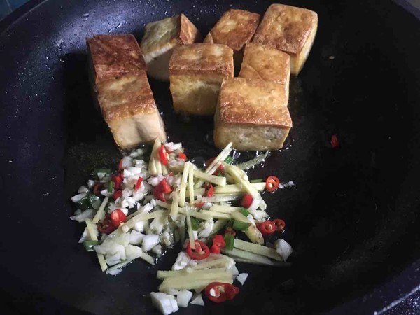 Stuffed Tofu with Minced Meat recipe