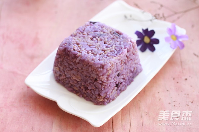 Purple Sweet Potato Rice Ball recipe