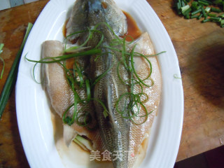 【steamed Sea Bass】 recipe