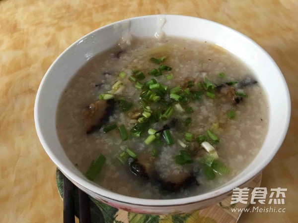 Sea Cucumber and Mushroom Congee recipe
