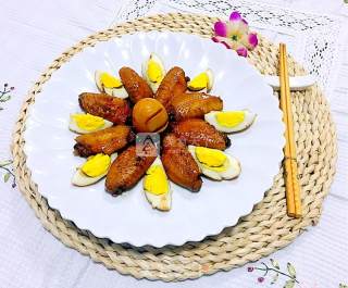 Braised Chicken Wings and Eggs recipe