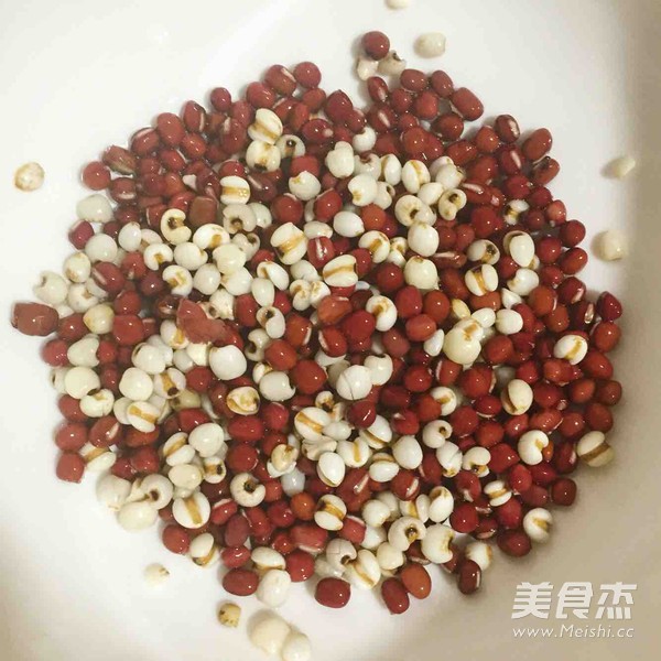 Red Bean, Barley, Red Date Congee recipe