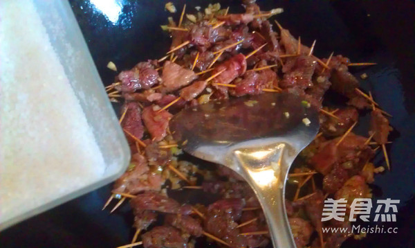 Toothpick Beef recipe