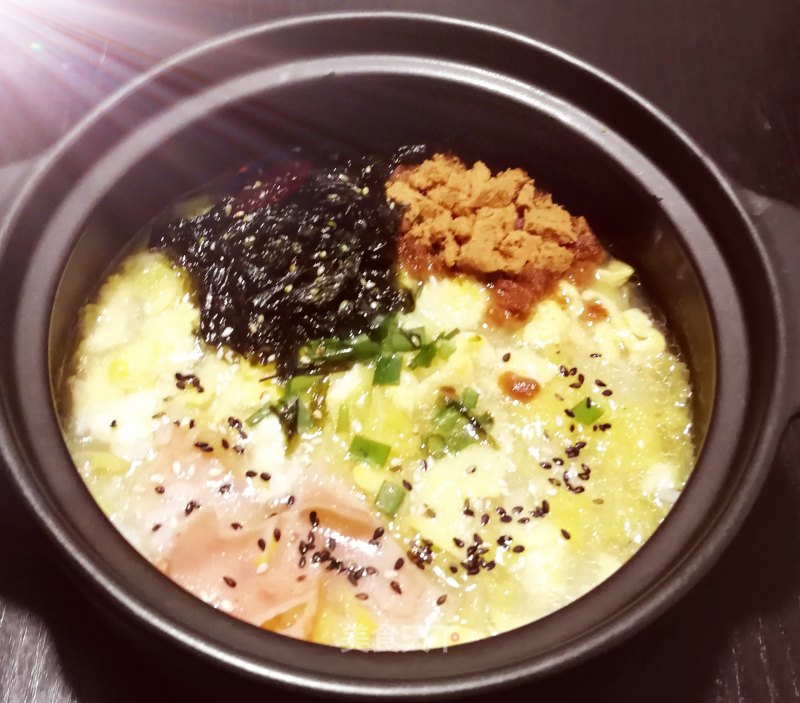 Fish Floss Soup Rice recipe